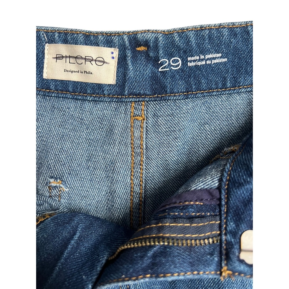 NEW Anthropologie Pilcro Georgia Full-Length High Rise Barrel Jeans Size 29 - Picture 5 of 11